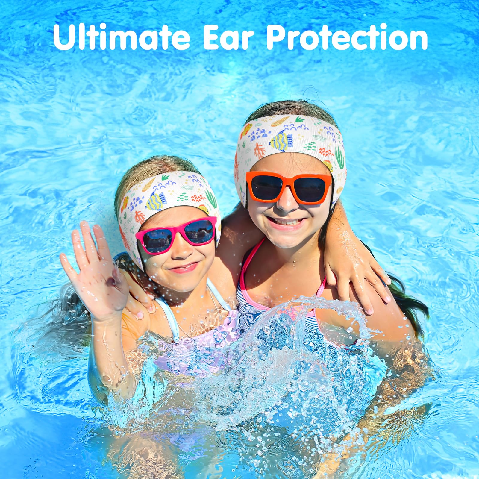 Bandeau De Natation Pour Protéger Les Oreilles Des Enfants De L'Eau