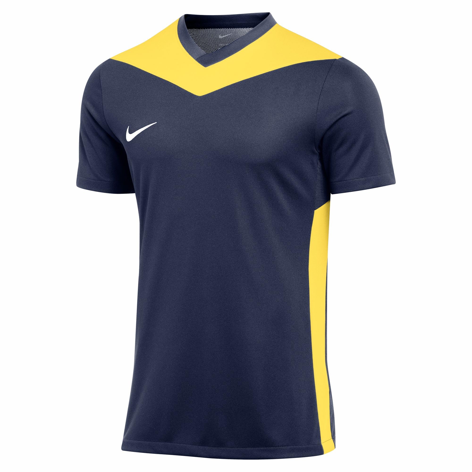 Nike FD7430-410 M NK DF PRK DRB IV JSY SS Sweatshirt Men's Midnight Navy/Tour Yellow/White Size XL