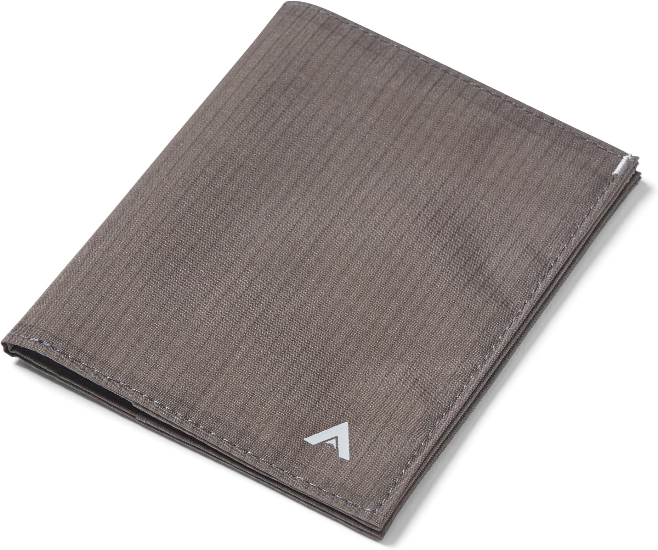 Allett Original Wallet, Charcoal Grey | Nylon, RFID Blocking, Thin Bifold, Minimalistic, Front Pocket | Holds 4-24+ Cards, Bills, Receipts | Wallets for Men & Women
