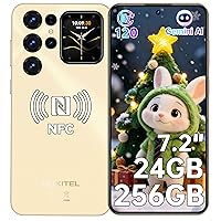 OUKITEL C68 PLUS Smartphone Android - 7.2"HD+ Schermo Grande 120Hz & 1.81" Schermo Posteriore