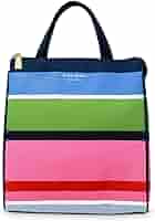 kate spade ストライプランチバッグ Amazon.com: Kate Spade New York, Insulated Lunch Tote, Small