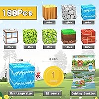 Vista 2 de Juguetes de Bloques Magnéticos, Juguetes de Construcción Magnética 3D Conjunto de Juego de Bloques, 100 Piezas de Juguetes de Construcción