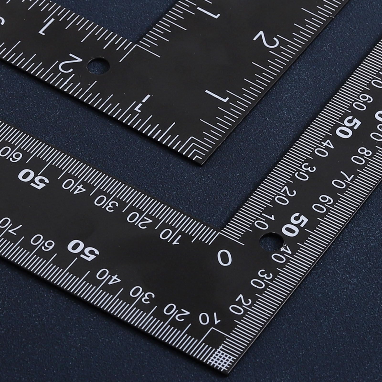 Glarks 4pcs 3"/80 Mm 90 Gradi Di Posizionamento Quadrati, Morsetti Angolari Ad Angolo Retto Per La Lavorazione Del Legno, Cornici, Righello Ad Angolo Retto Tipo L, Strumento Da Falegname (3 ''/80 Mm - 8