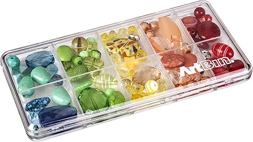Miniatura 4 de ArtBin 6907AB Slim Line Organizador pequeño de arte y manualidades, 10 compartimentos, 1 estuche de almacenamiento de plástico, transparente