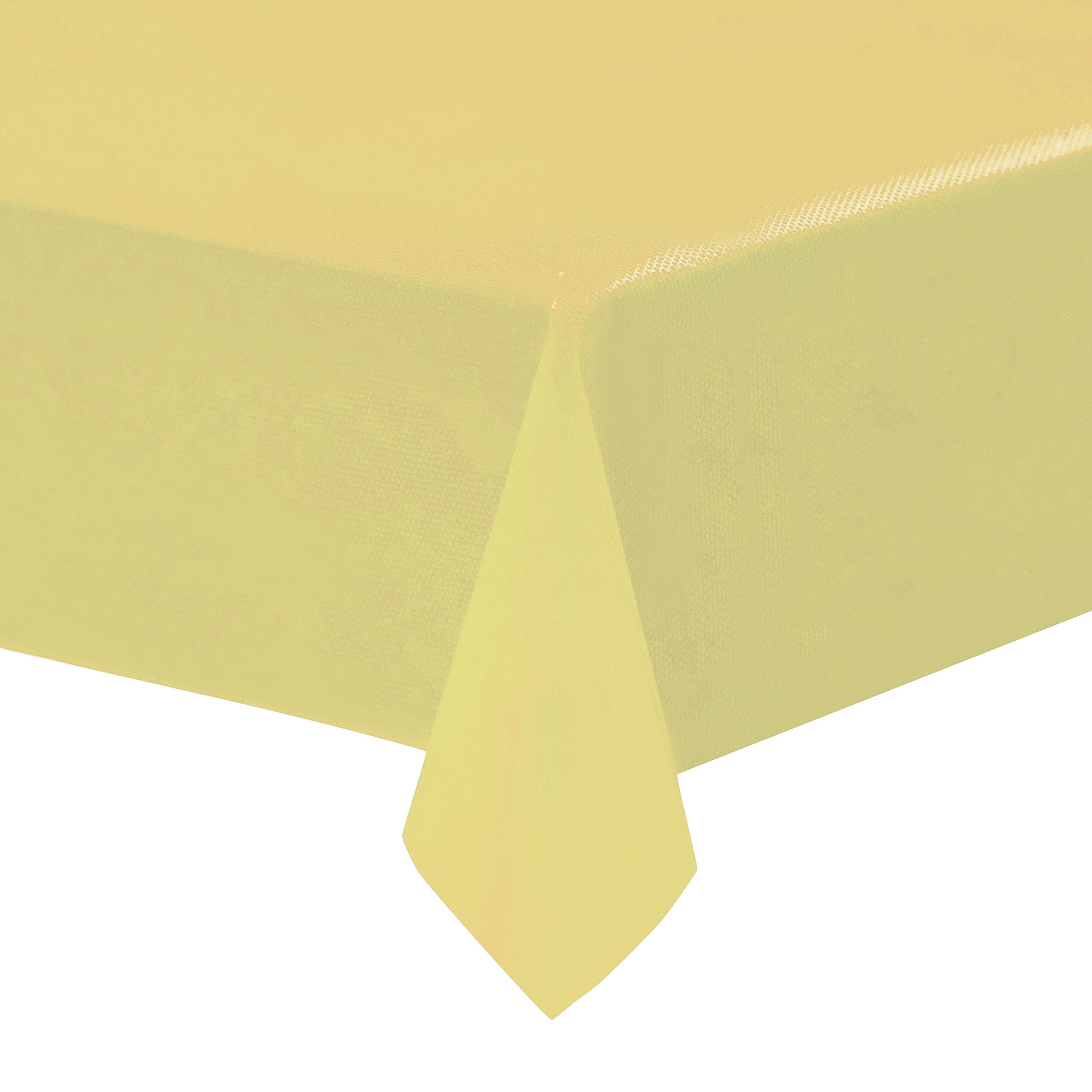 Yellow Plastic Tablecloths 12 Pack 54 X 108 Inches Table Cloths Rectangular Disposable Table Covers Fits Up To 8 Foot Long Buffet Banquets Or Long Picnic Tables Party Decoration Supplies 4 5 X Buy