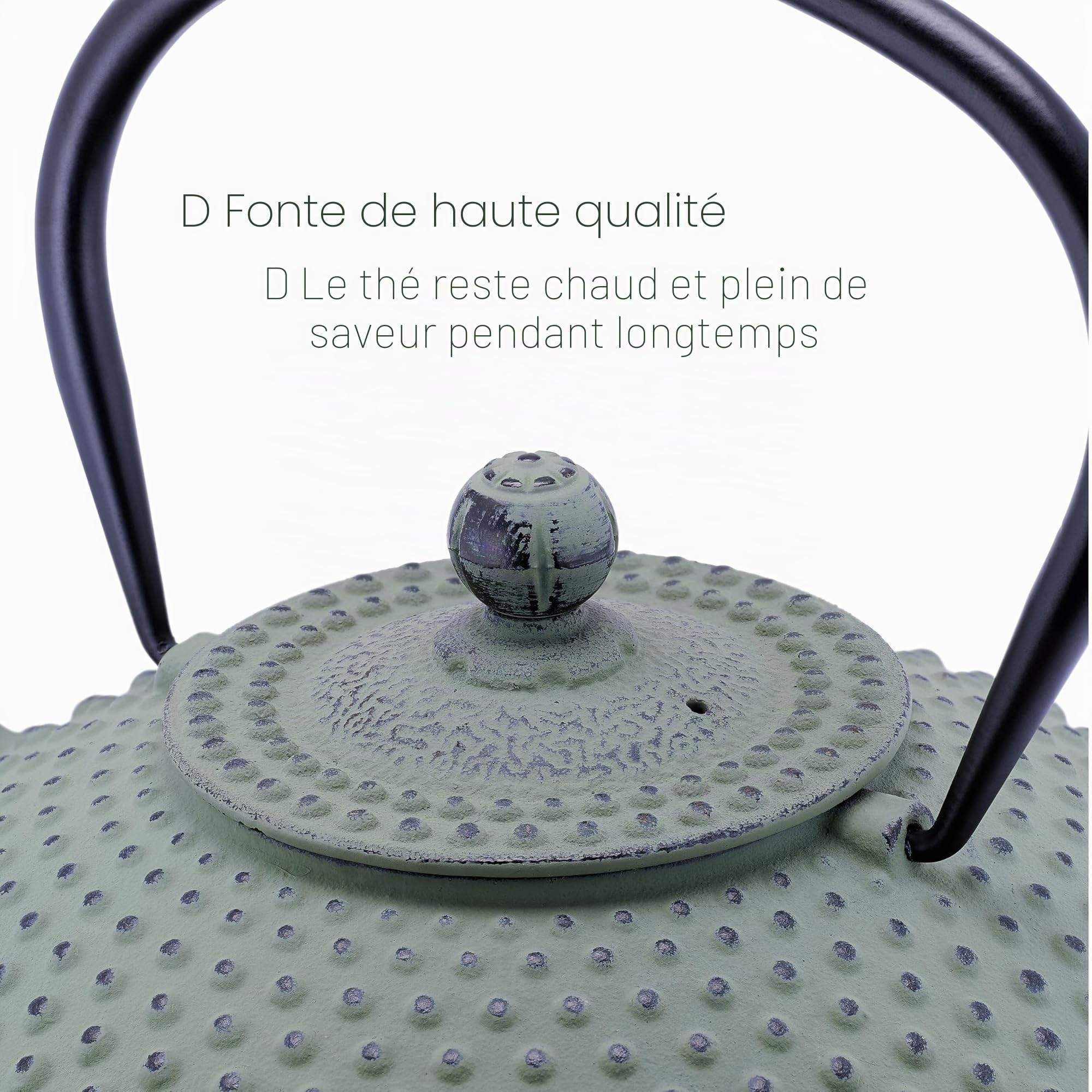 Bredemeijer - Théière Xilin - 1,25 litre - Fonte - Vert clair