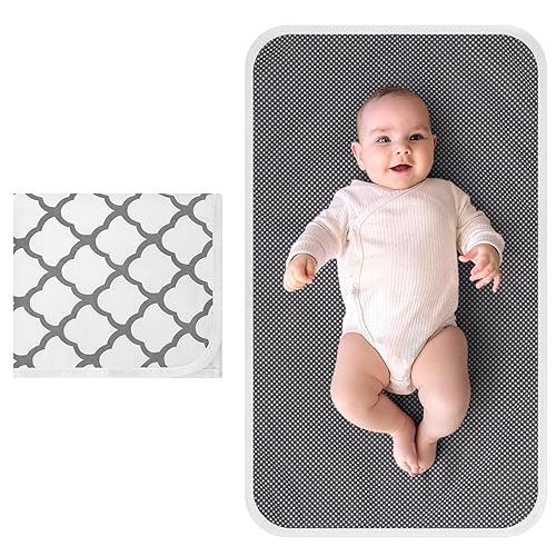 Miniatura 2 de Accmor Cambiador de pañales portátil, impermeable, plegable, cambiador de bebé para viajes, regalos de registro de baby shower