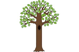 Teacher Created Resources Bulletin Board Tree with Polka Dot Leaves