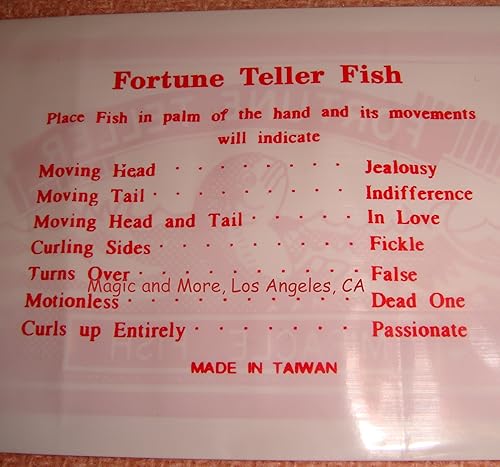 Miniatura 2 de Fortune Teller milagro magia truco de pescado (Pack de 10)