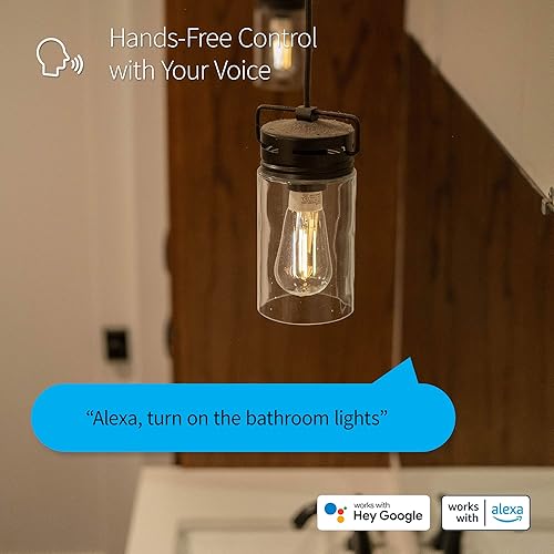 Miniatura 9 de Bombilla de filamento inteligente Wi-Fi regulable - Ambiente inspirado en la época fusionado con tecnología moderna