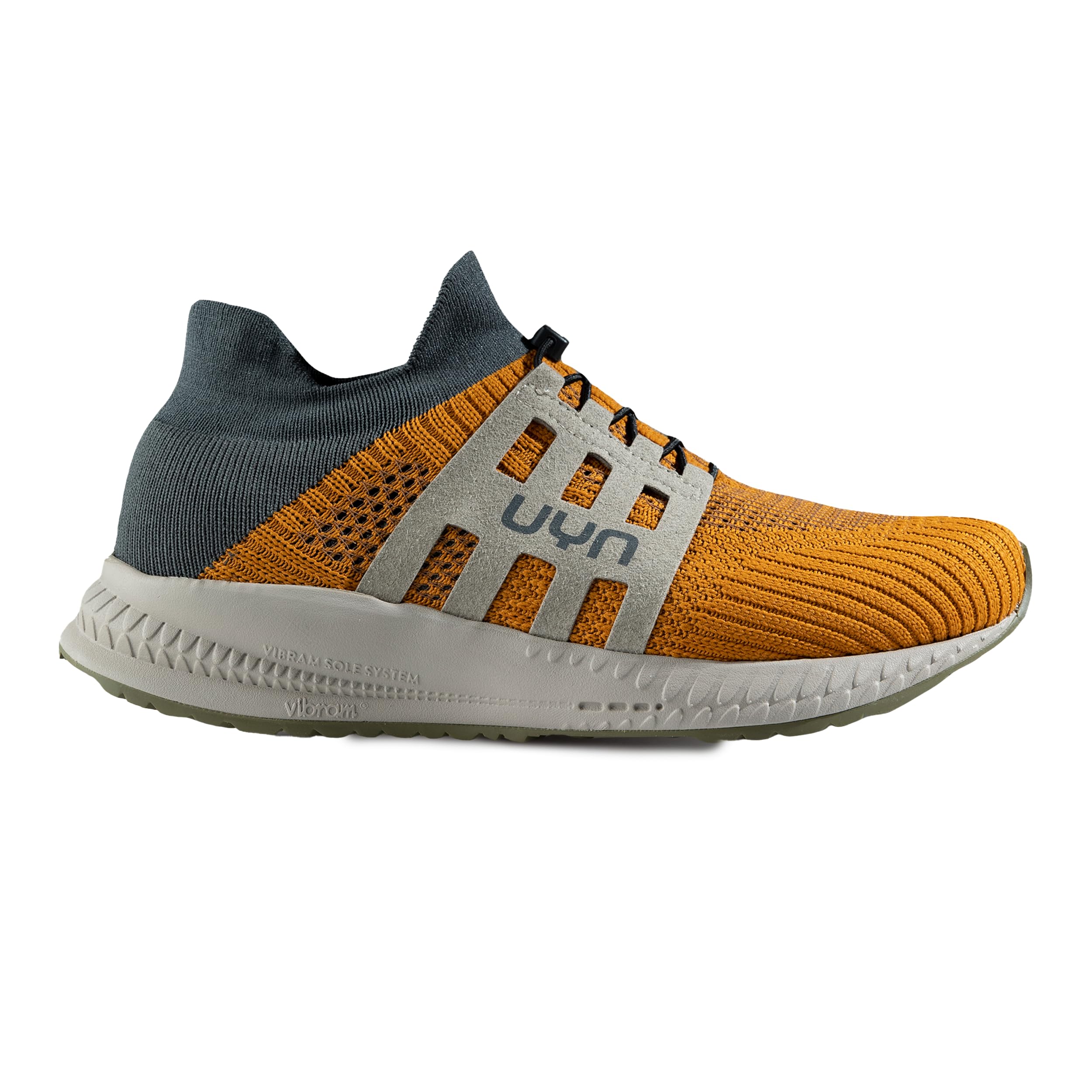 UYN Y100144 Nature Tune Vibram Sneaker Male Mustard/Grey UK 8.5