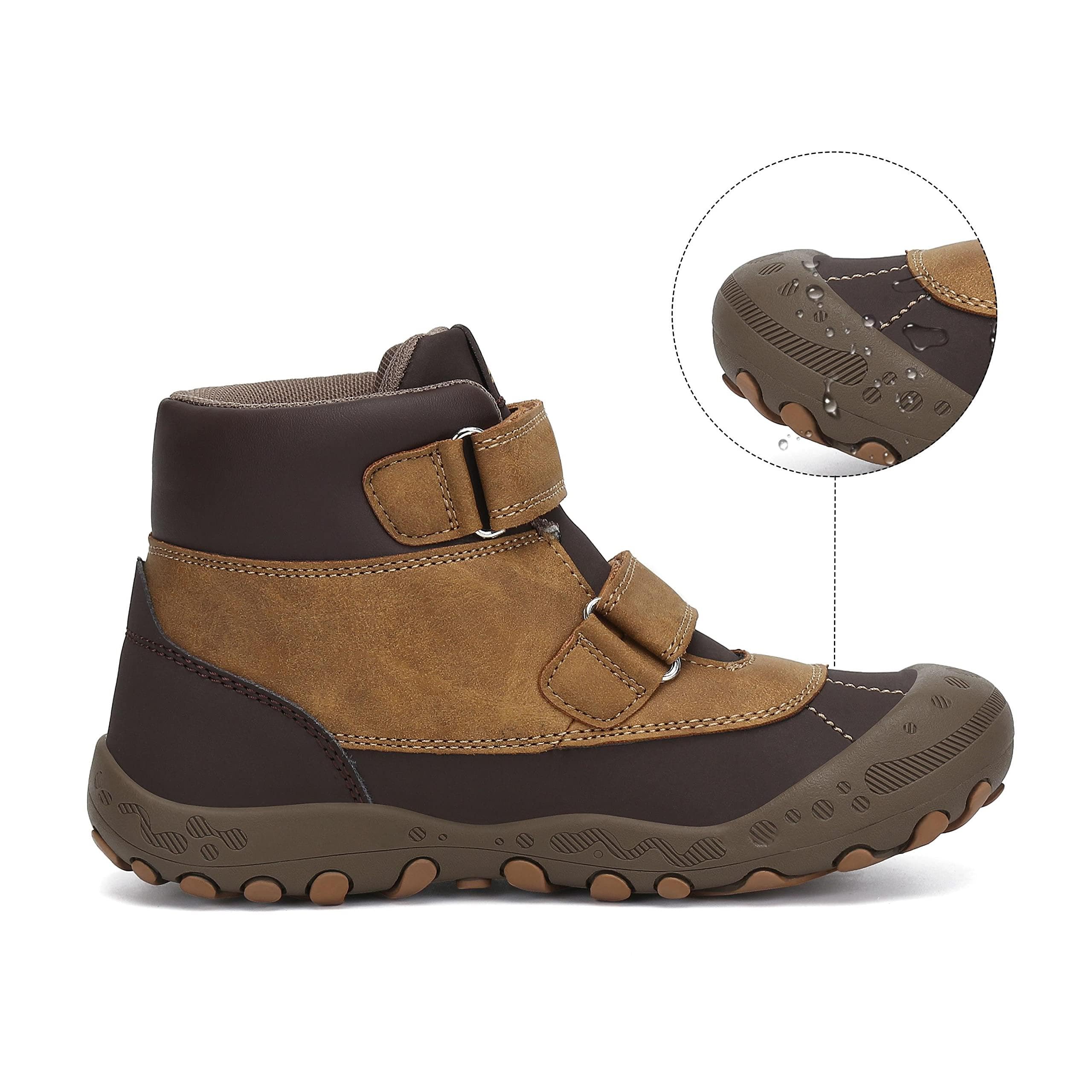 Mishansha Kinder Wanderschuhe rutschfest Leicht Trekking Wanderstiefel für Jungen Mädchen Gr.24-38