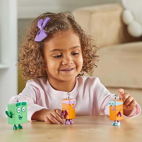 Miniatura 8 de Learning Resources Numberblocks Four and The Terrible Twos, juguetes coleccionables oficiales, incluye bloques de números cuatro y 2 The Terrible