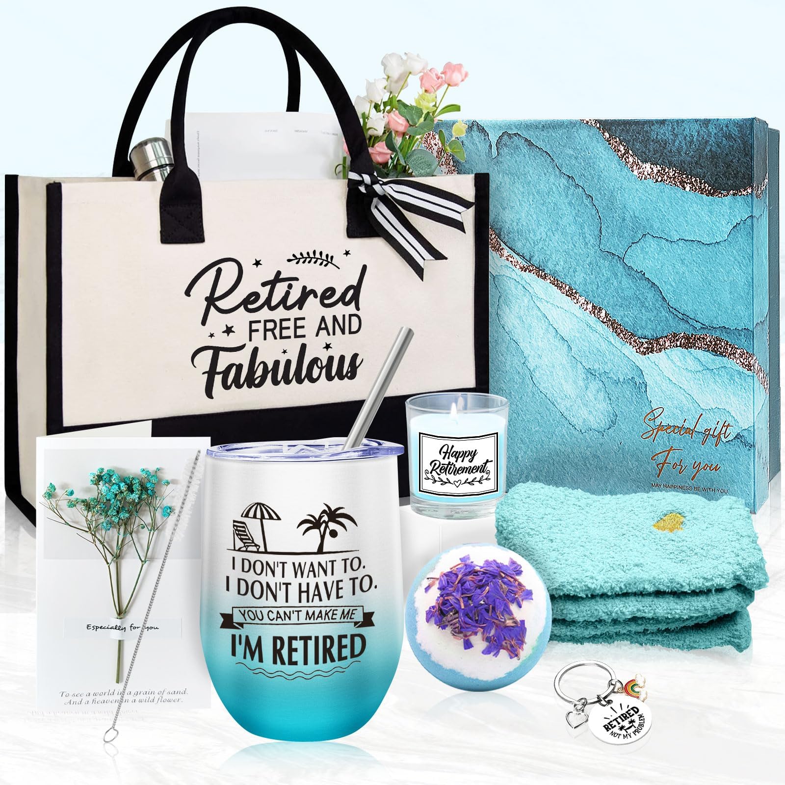 Rtteri 2024 Retirement Gifts for Women 20 oz Stainless