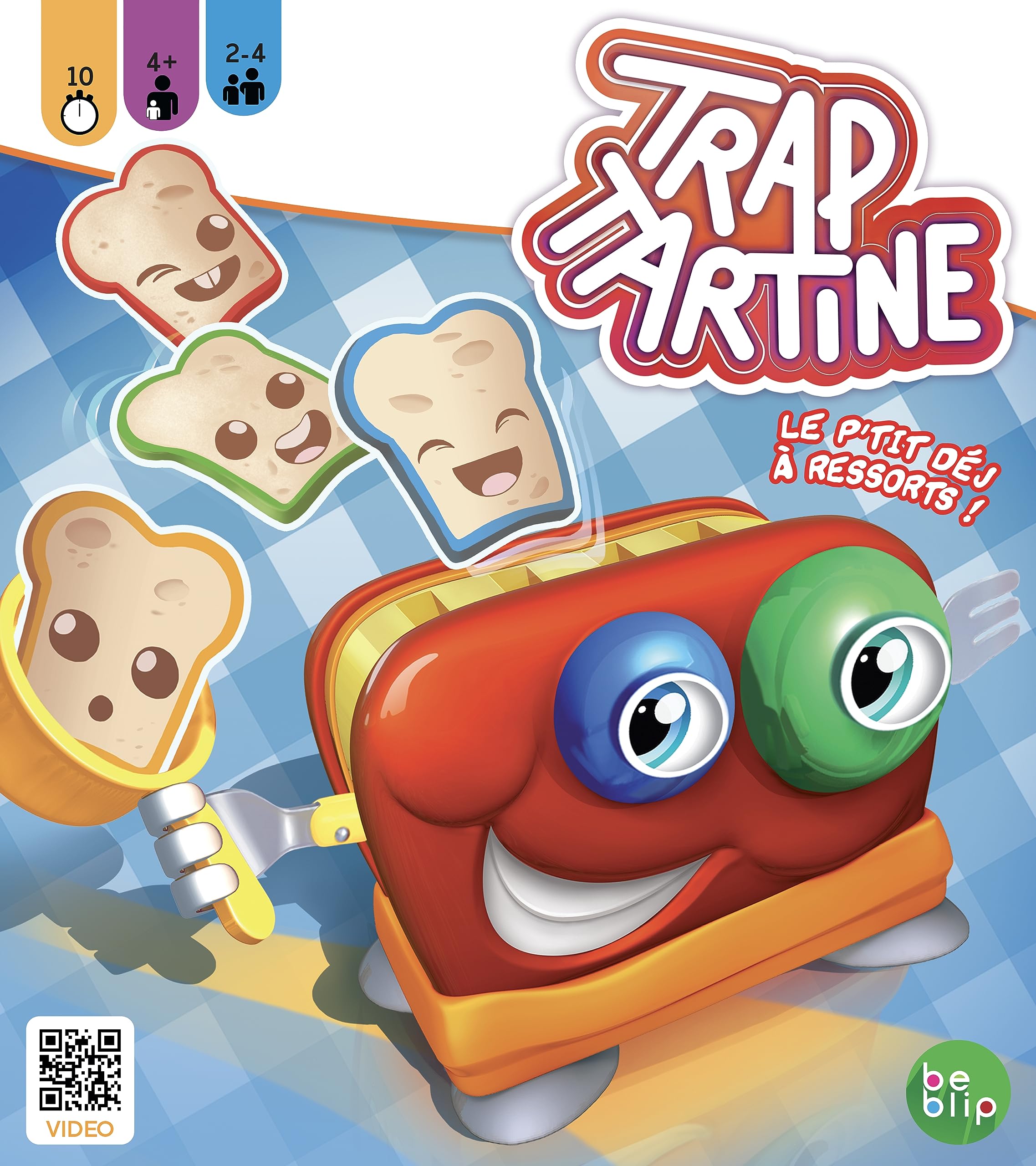 Jeu Trap'Tartine Splash Toys | Attraper Les Toasts | 4 Joueurs | Dès 4 Ans | Version Améliorée