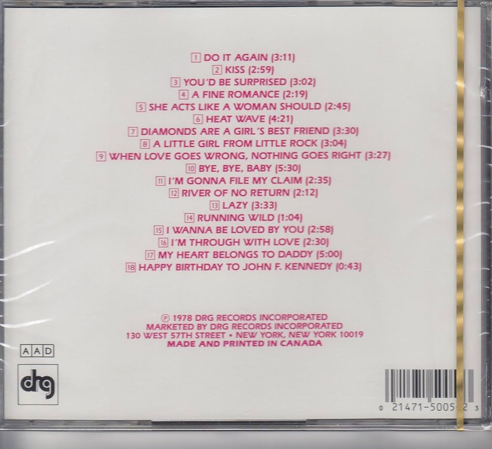 マリリン・モンロー　Never Before And Never Again Marilyn Monroe – Never Before And Never Again – Vinyl (LP