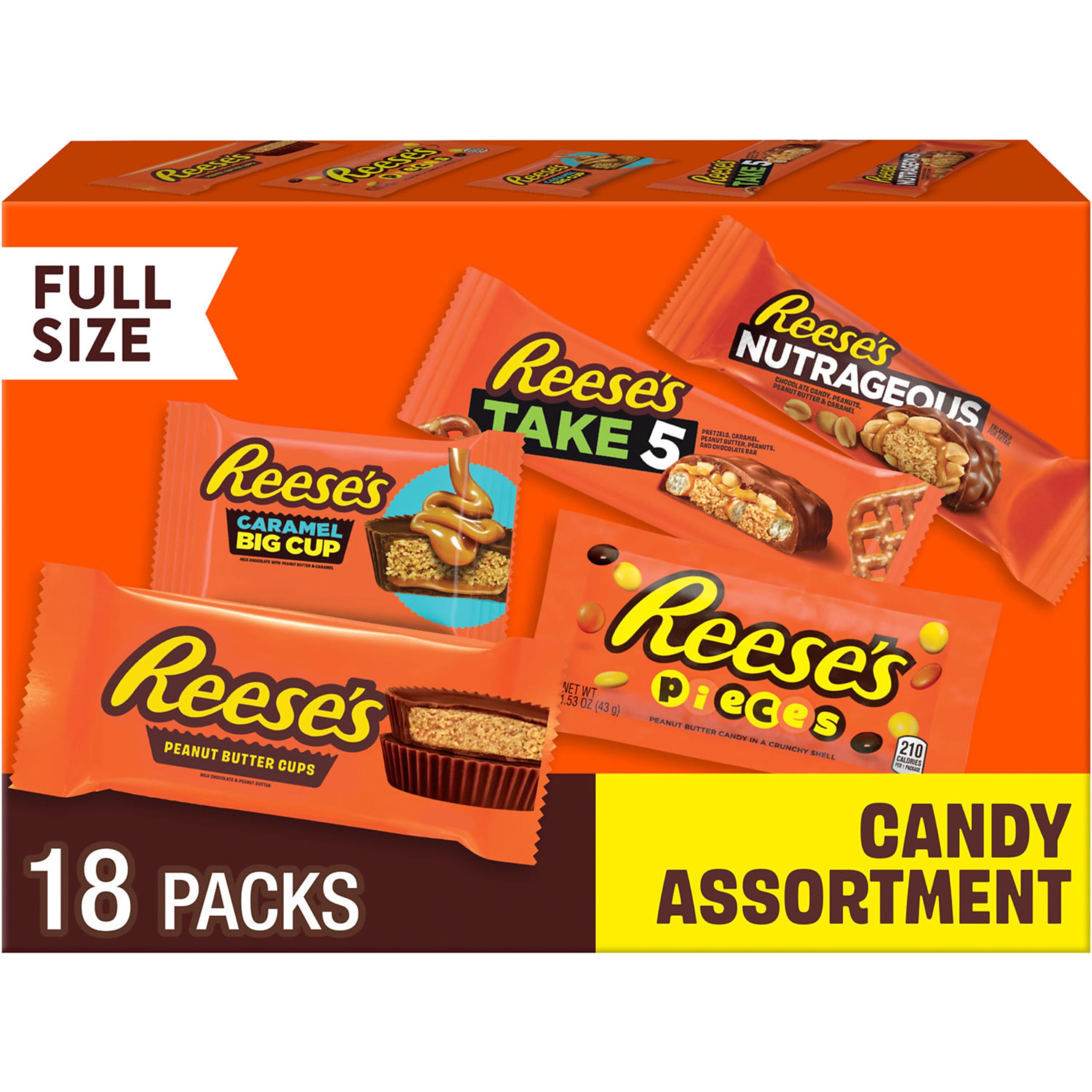 Assorted Peanut Butter Candy Variety Pack by Reese's – 27.2 Ounce (Pack of 1)