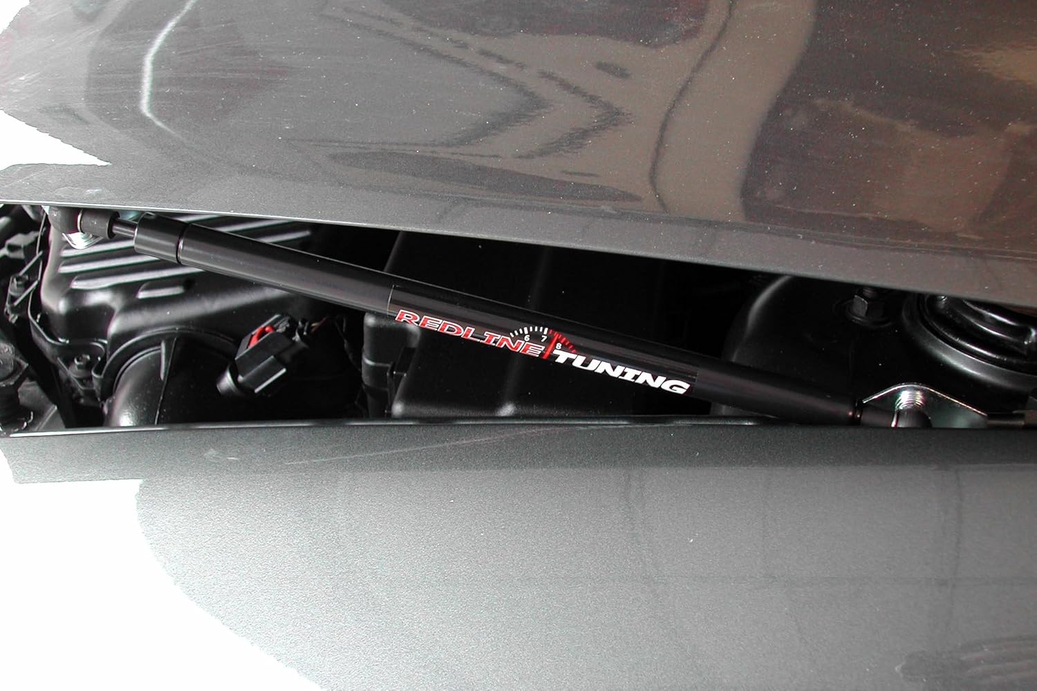 Redline Tuning 21-22005-02 Hood QuickLIFT-Plus System Compatible with Dodge Neon 1995-2005 (All Black Components)