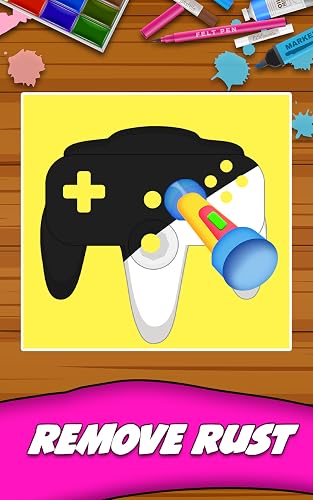 Jeux de peinture pour contrôleur : étui de téléphone pour manette de jeu ASMR – vue 2