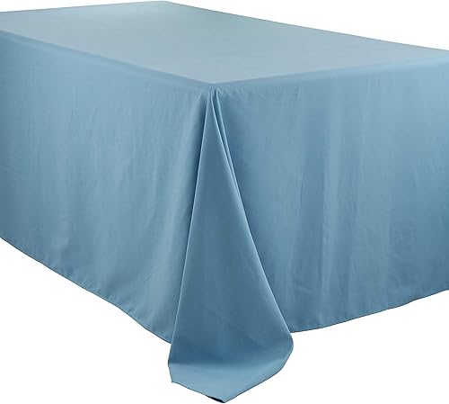 SARO LIFESTYLE Collection - Mantel diario de diseño casual, 90 x 132 pulgadas, color aguamarina