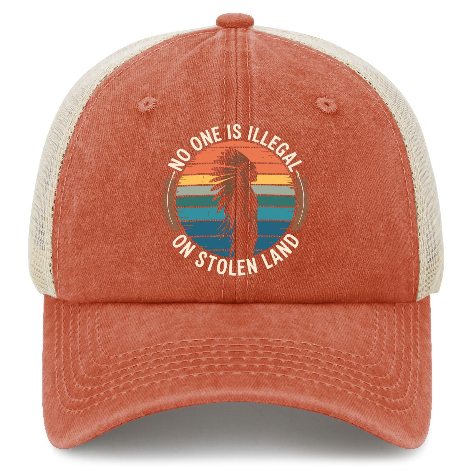 No One is Illegal On Stolen Land Native American Indigenous Baseball Hat