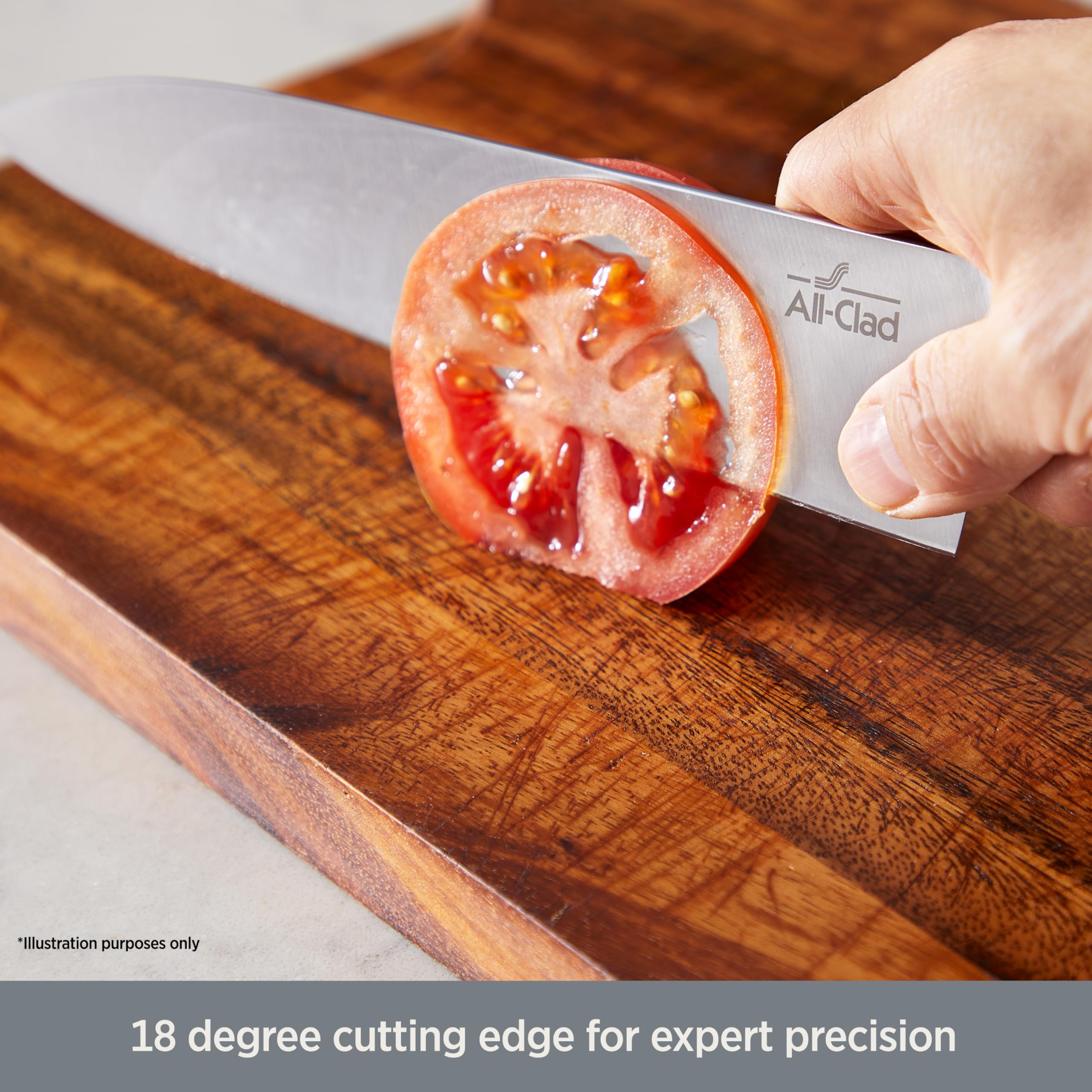 All-Clad Bread Knife - 8 Inch German Stainless Steel -3