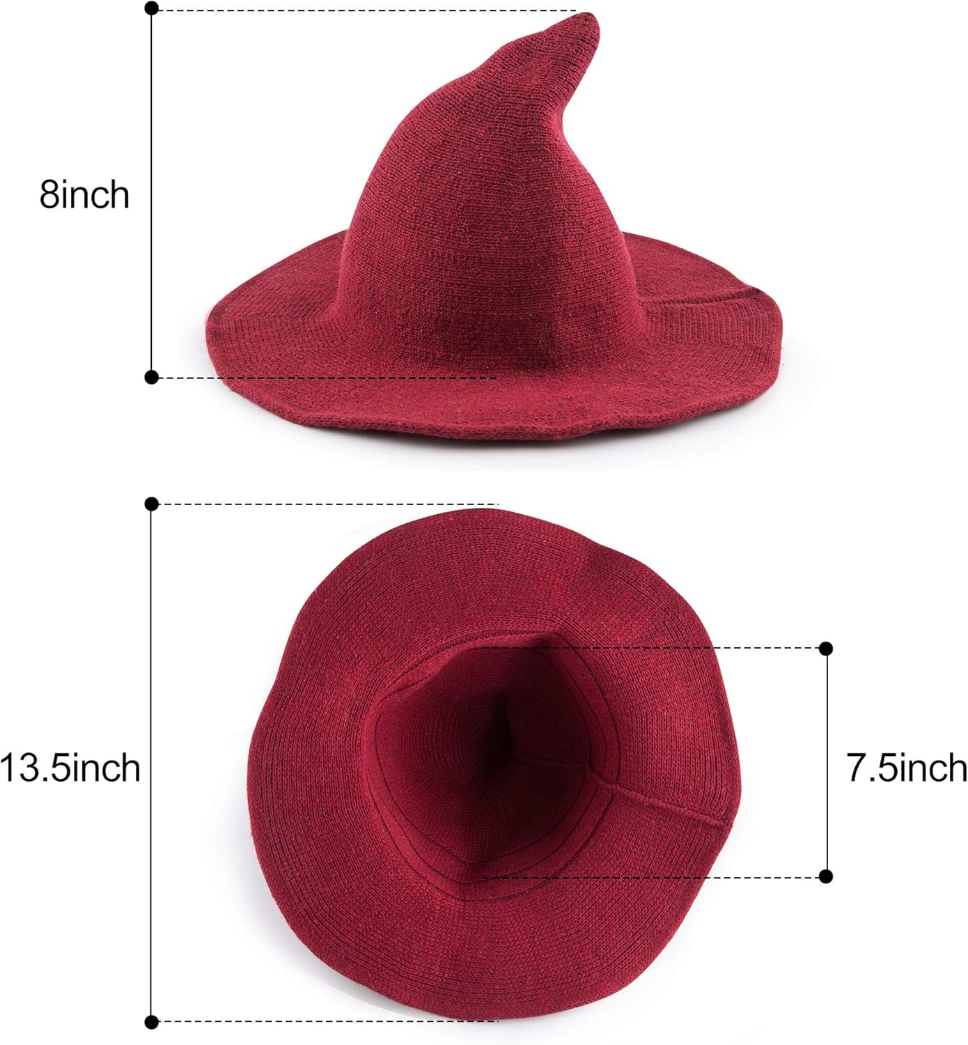 Miniatura 2 de Sombrero de bruja de las mujeres para Halloween sombreros fiesta y diario