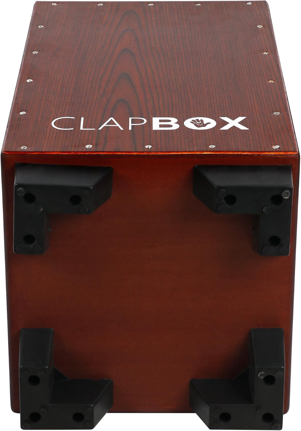 Clapbox Cajon CB11 -Sunburst, Oak Wood (H:50 W:30 L:30) - 3 Internal Snares