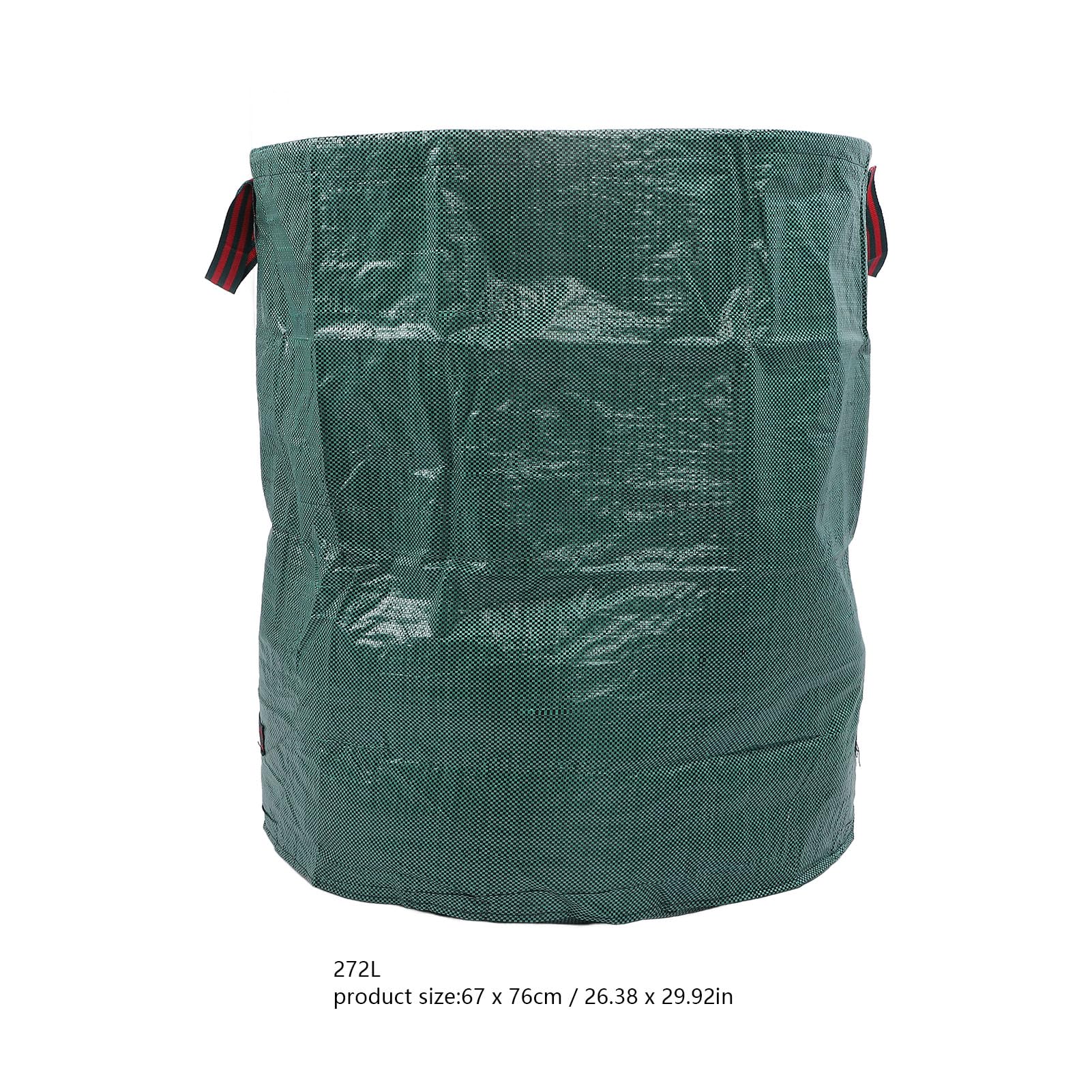 Bolsa de jardín de 3 piezas, bolsa de basura de césped reutilizable de gran capacidad PP, cubo de basura para recoger hojas, recortes, escombros y otros residuos de jardín, almacenamiento de juguetes