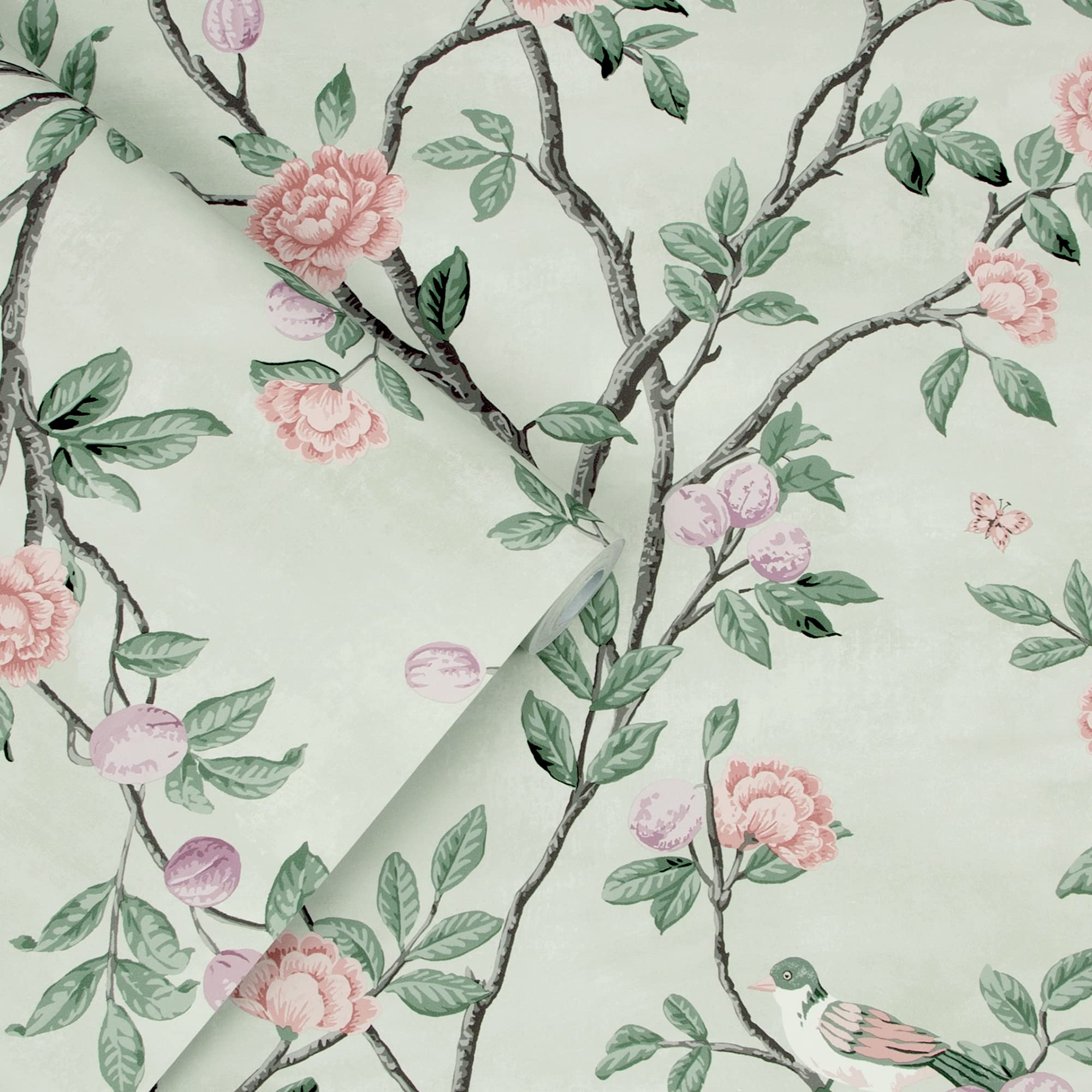 Buy Laura Ashley Eglantine Eau de Nil Wallpaper Online at desertcart