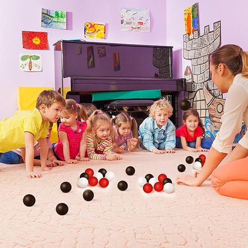 Miniatura 5 de Paquete de 100 pelotas de tenis de mesa, bolas de plástico multicolor de 1.575 pulgadas, bolas de cerveza de 1.575 pulgadas, bolas pequeñas a