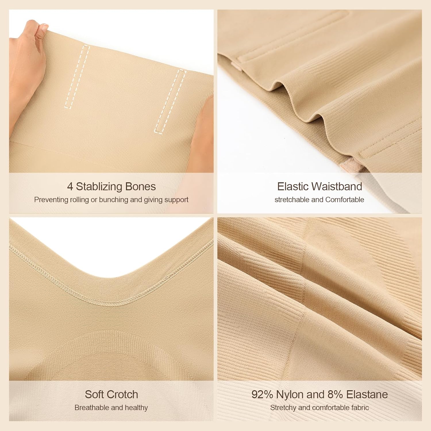 Women Tummy Control Underwear,High Waisted Shapewear Shaper Shorts,Butt Lifting Seamless Panties Girdle for Women - Image 4