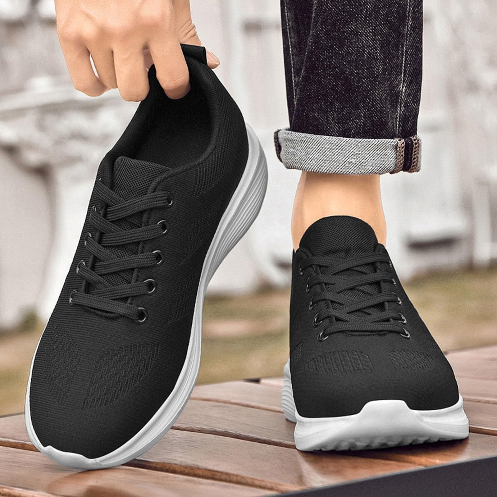 Scarpe da Ginnastica con Rialzo Interno per Comfort e Stile Quotidiano
