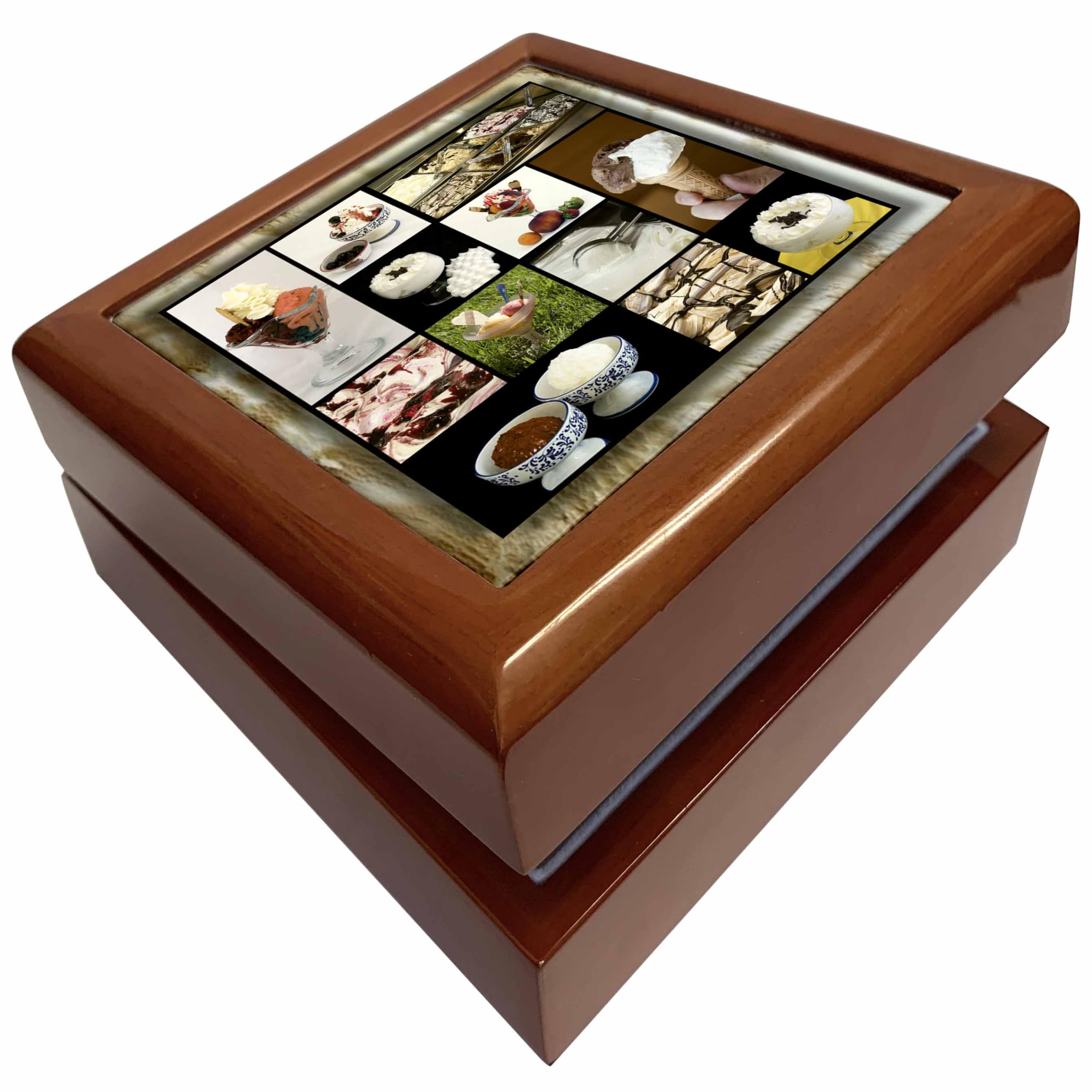 3dRoseIce Cream Collage, Jewelry Box jb-28787-1