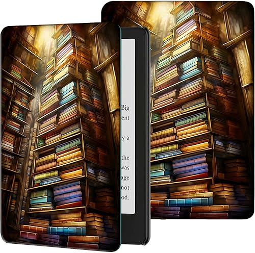 Vista 36 de Funda para Kindle Paperwhite de 7" (12ª generación, 2024) y Kindle Colorsoft Signature Edition, delgada, ligera, de piel sintética, ajustable, Smart