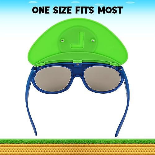 Miniatura 3 de Sun-Staches Gafas de sol para disfraz Lil' Characters Luigi Party Favors UV400