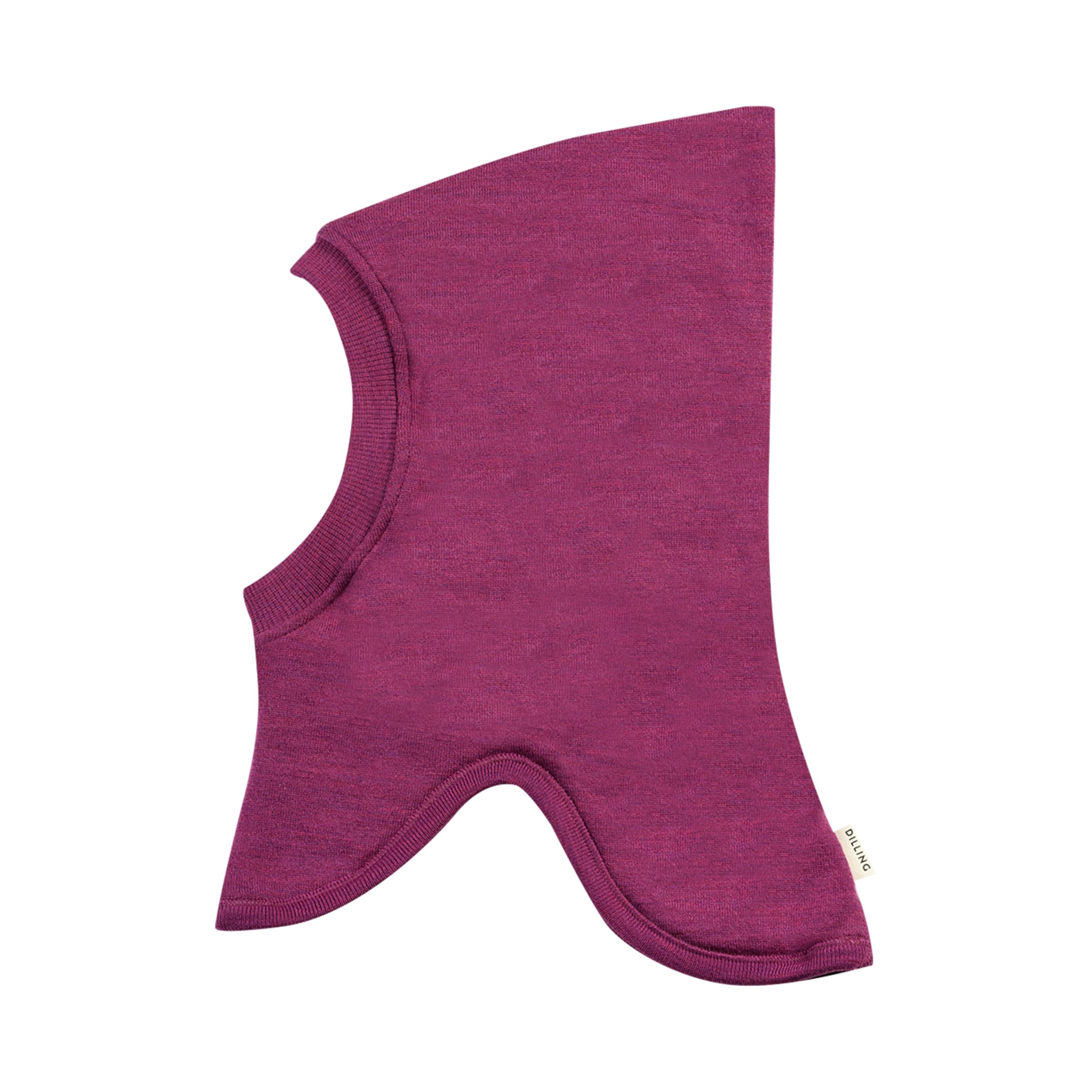 DILLING Balaclava from Organic Merino Wool for Children - Elderberry OneSize