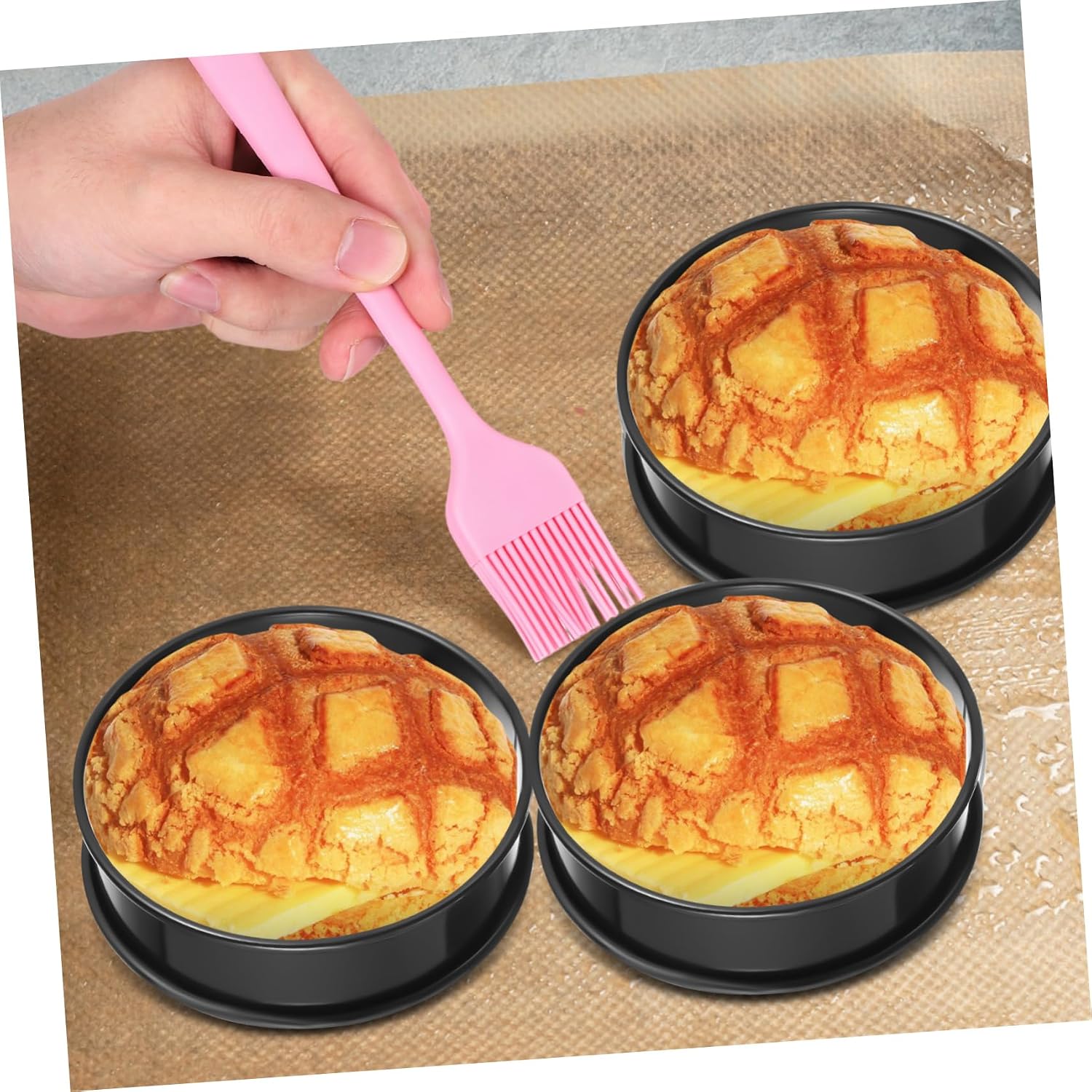 Mobestech 10pcs Cookie Cutters Large Egg Rings Baking Molds for Cookies Cakes Chocolates Tart Rings for Baking