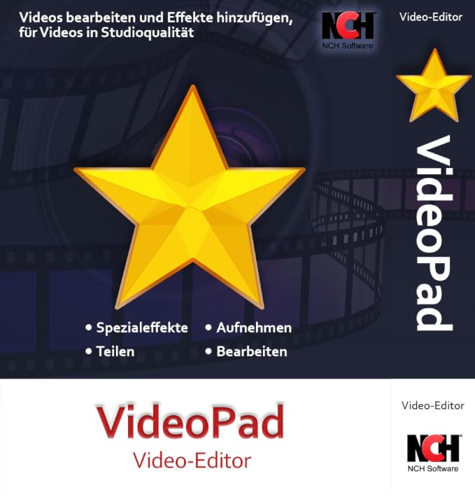 VideoPad Video-Editor kostenlos – Videobearbeitung und Video schneiden