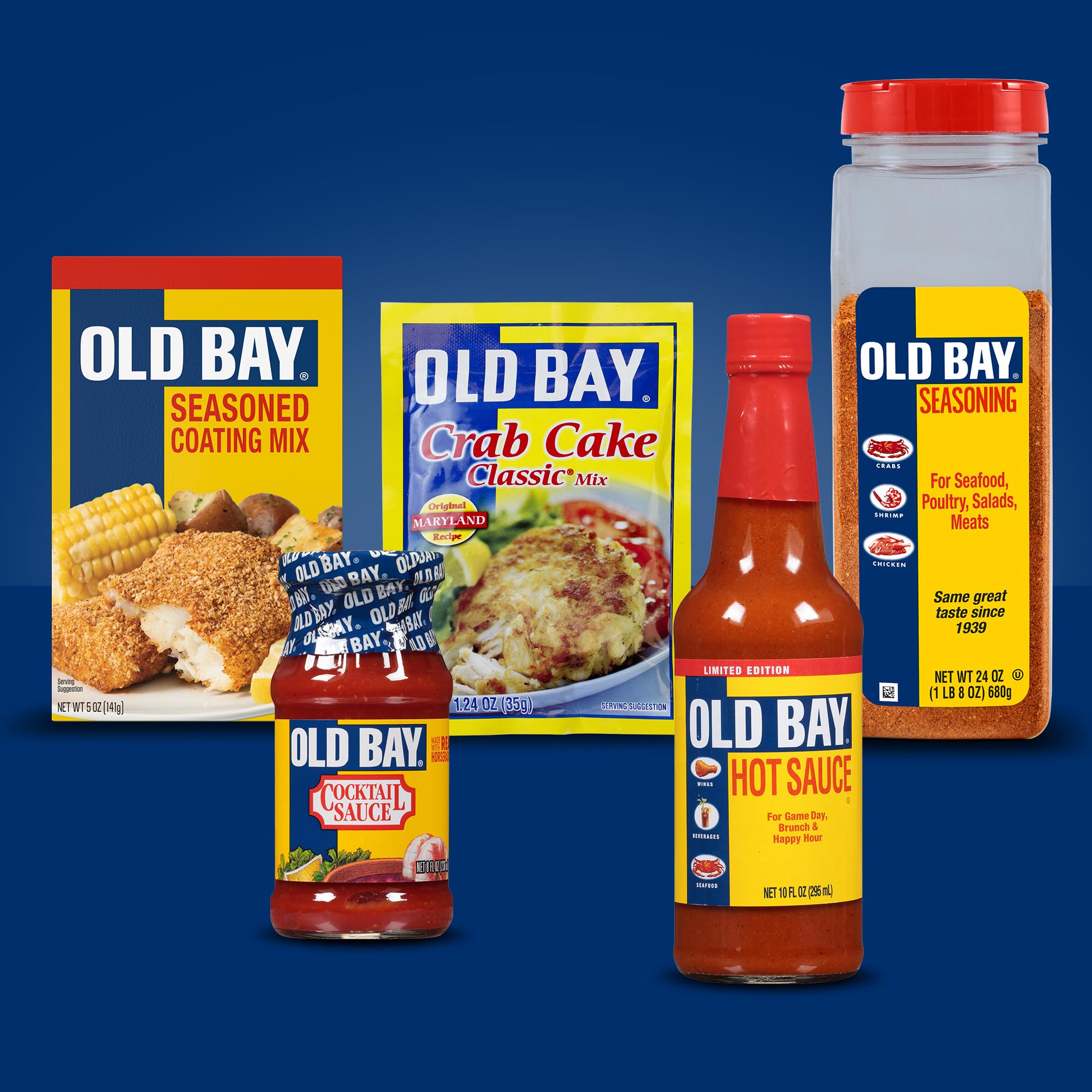 Old Bay Seasoning, 24-Ounce Plastic Canister (Pack of 3) by Old Bay