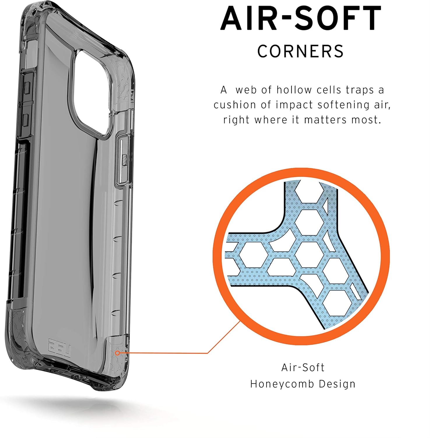 Black Friday - 50% OFF UAG Designed for iPhone 11 Pro [5.8-inch Screen] Case Plyo Feather-Light Rugged Military Drop Tested iPhone Cover, Ash