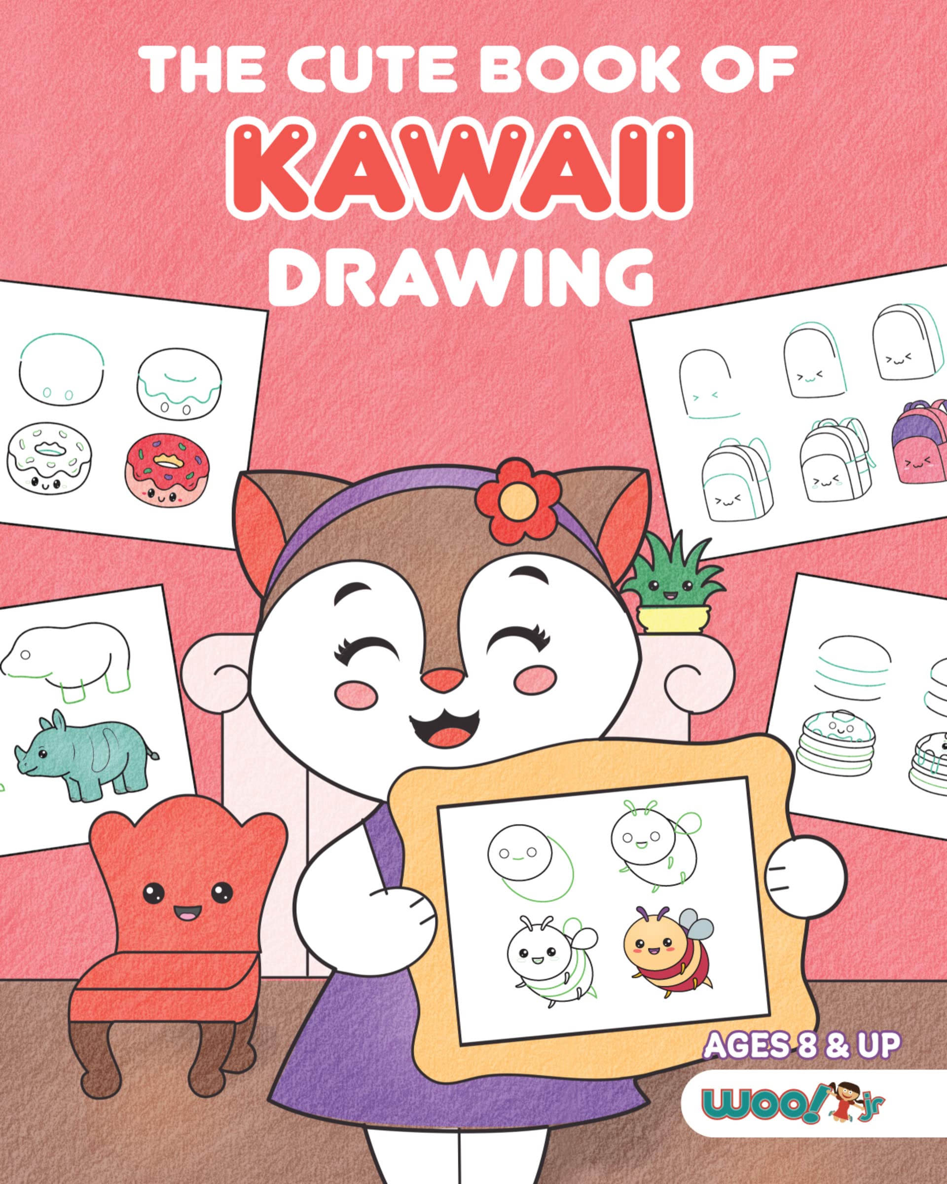 Woo! Jr. Kids Activities Unisex Kids Multicolor The Cute Book Of Kawaii Drawing : How To Draw 365 Cute Things