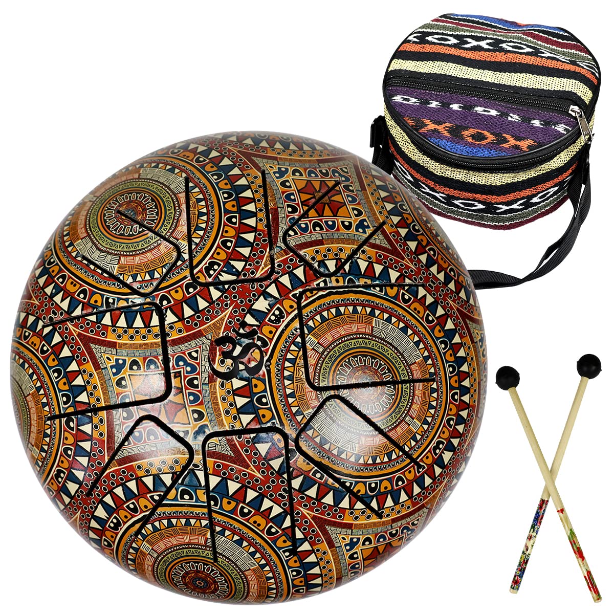 Reiki Crystal Products Happy Drum OM Tongue Drum Hand Pan Drum ...