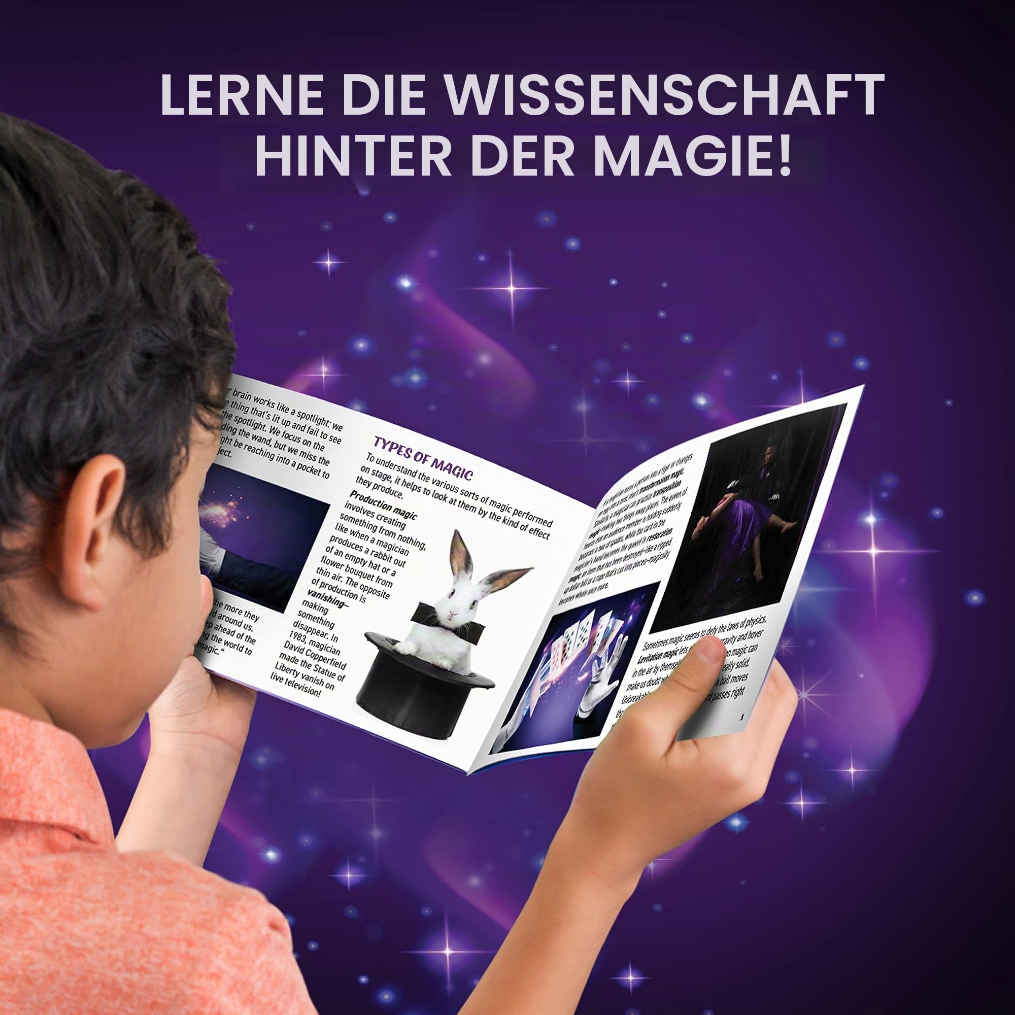 Blue Marble National Geographic Kids Magic Set - 45 Zaubertricks für Kinder zum Durchführen mit Schritt-für-Schritt-Videoanleitung für jeden Trick, bereitgestellt von einem professionellen Zauberer
