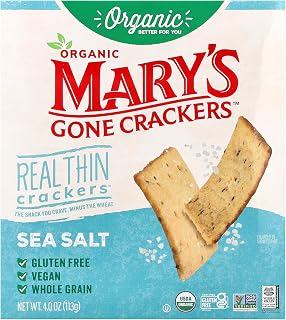 Marys Gone Crackers Cracker Thin Sea Salt, 4 oz