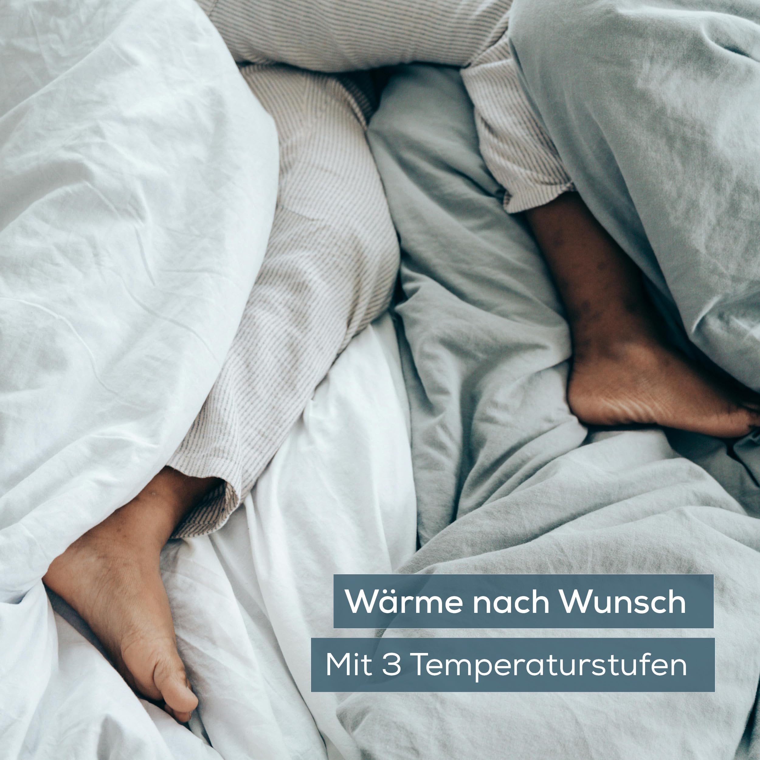 Beurer UB 74 Wärmeunterbett, elektrische Heizdecke mit Abschaltautomatik und Überhitzungsschutz, Wärmedecke in praktischer Spannbetttuch-Form mit 3 Temperaturstufen, waschbar, 200 x 100cm