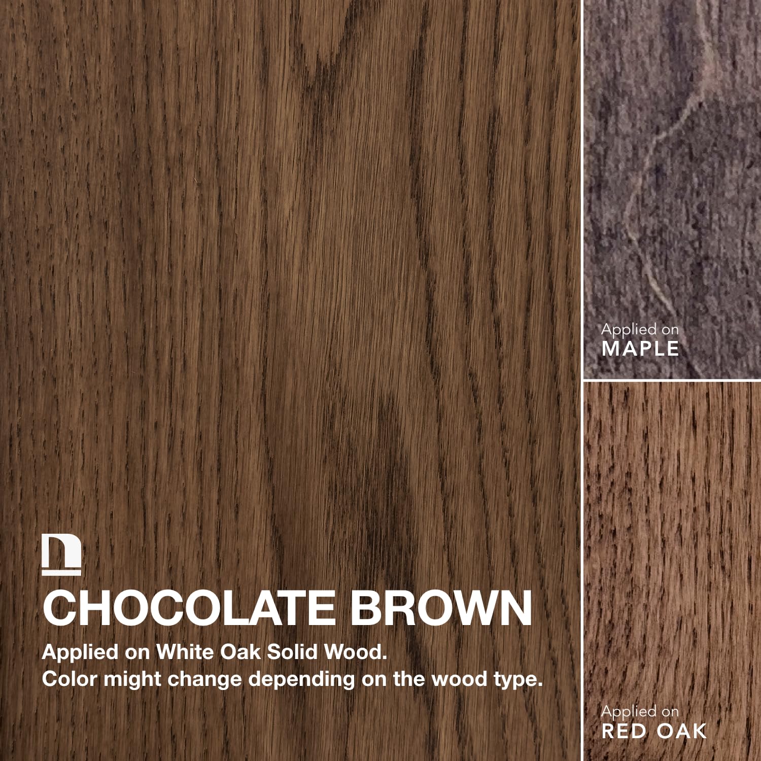 Aceite de madera de 2 componentes, 360 ml, marrón chocolate, fácil de aplicar, muy bajo olor, aceite de linaza, muebles y suelos interiores, se seca rápido, sin COV / disolventes