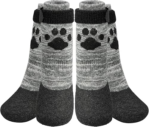 KOOLTAIL Anti Slip Dog Socks for Hot/Cold Pavement to Prevent
