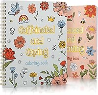 ZICOTO Adult Coloring Books Set of 2: Sassy Motivational Designs for Stress Relief, Relaxation & Women - Funny Gift Idea