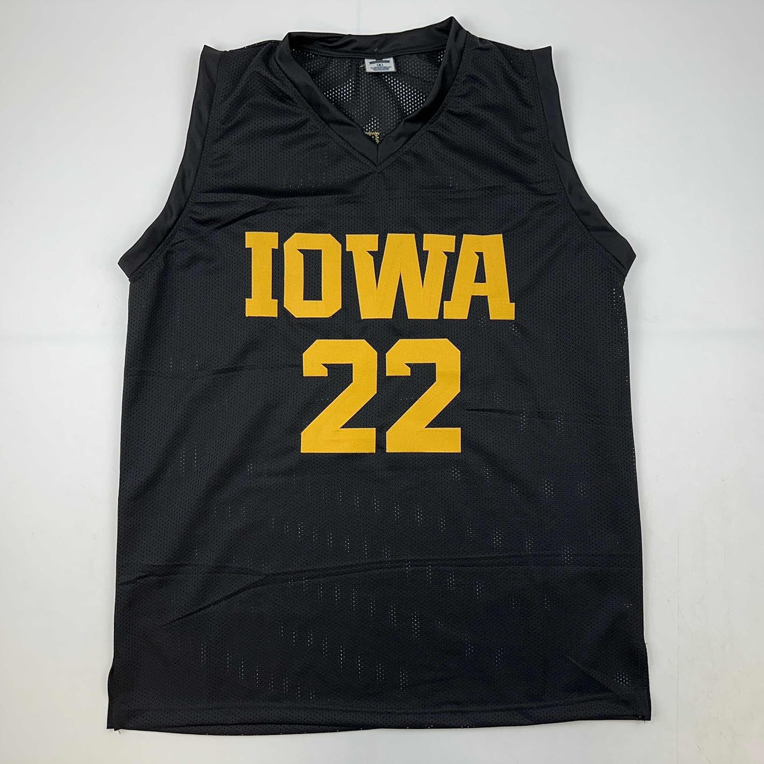 Facsimile Autographed Caitlin Clark Iowa Black Reprint Laser Auto College Basketball Jersey Size Men's XL